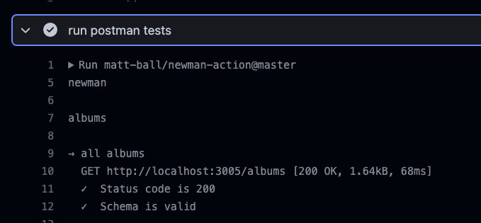 postman test detail