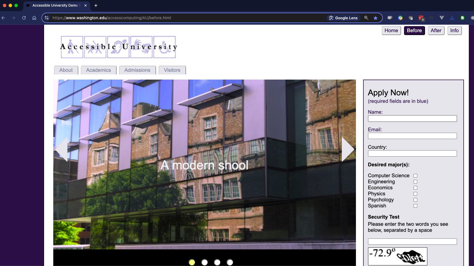 website to test
